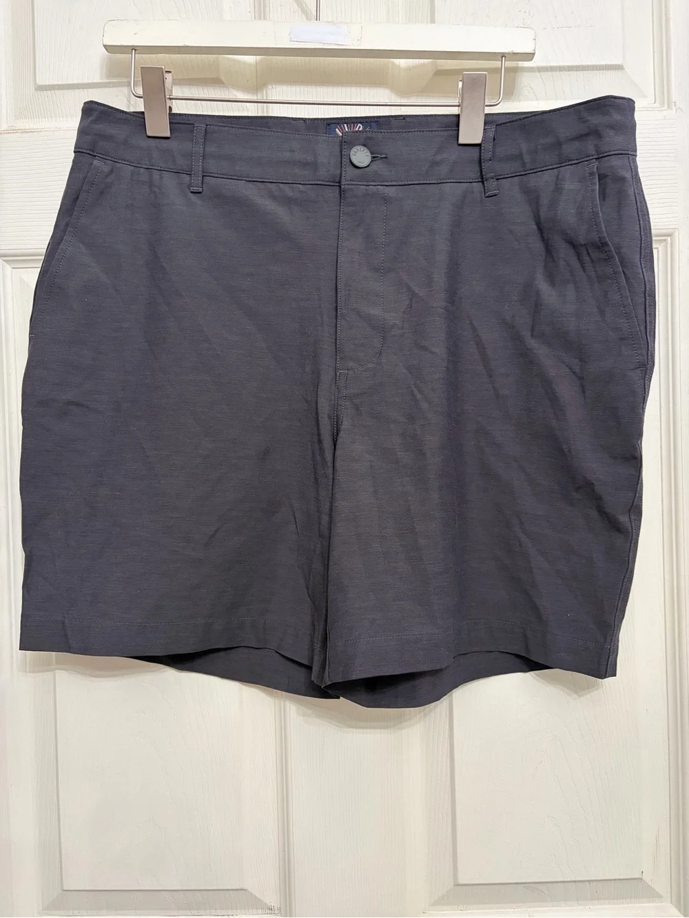 Faherty All Day Shorts Classic Cotton-Blend — Charcoal Men’s size 35